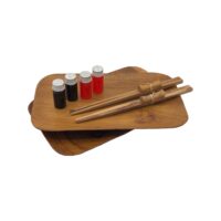 Set Regalo de Sushi en madera de teca